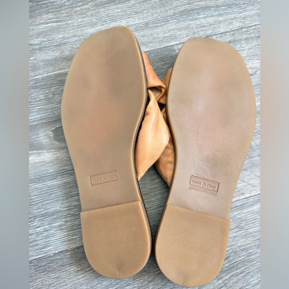 Mila Paoli Italian leather cross sandals with studded detail - Picture 2 of 2